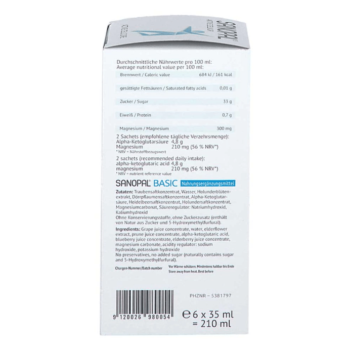 Sanopal Forte Inhalt