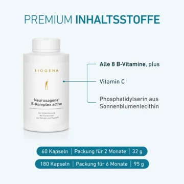 Biogena Neurosagena Vitamin B-Komplex active Gold